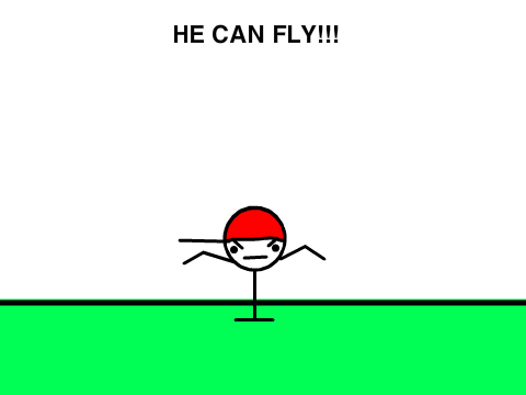 Stickguy dancing.