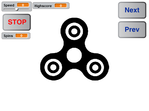 Spinning fidget spinner v0.5.1