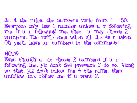 Just a Raffle {CLOSED}