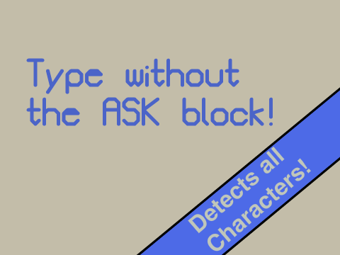 type without the ask block!