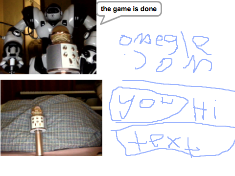 omegle with a pello and a robot