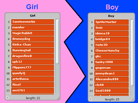 boy vs. girl[1][1]{1}