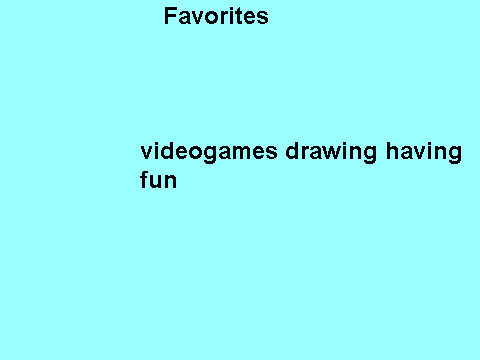 Favorites