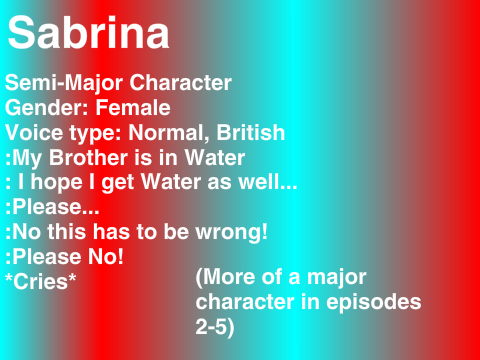 BotE - Auditions  - Minor Characters