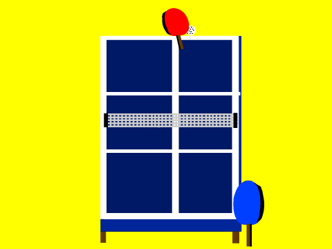 3D ping-pong