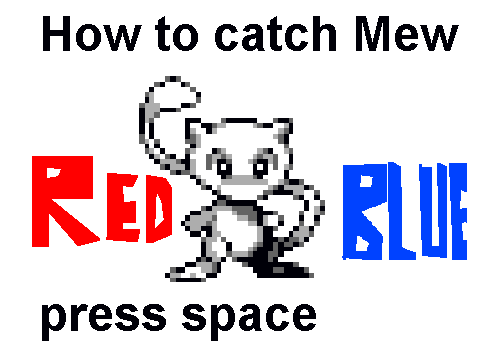 Pokémon Red-Blue- How to catch Mew