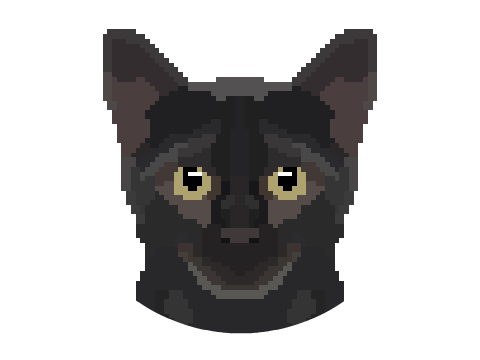 Logo for @bacontheblackcat
