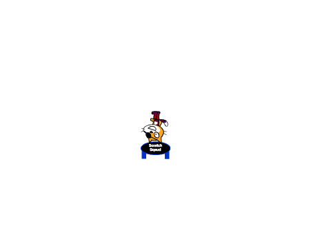 Scratch guy jumps on table