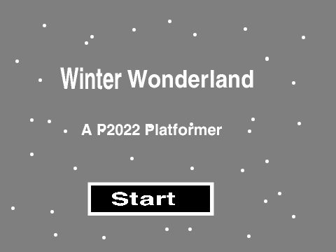Winter Wonderland - A P2022 Platformer