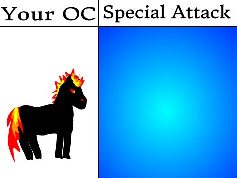 Gimme your OC & I'll give it a special attack(reopen remix