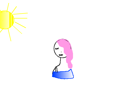 drawing of a person