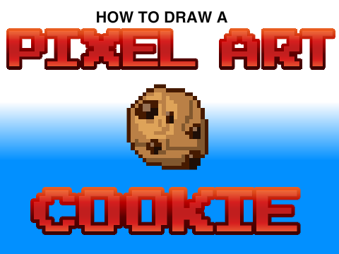 How To Draw a Pixel Art Cookie