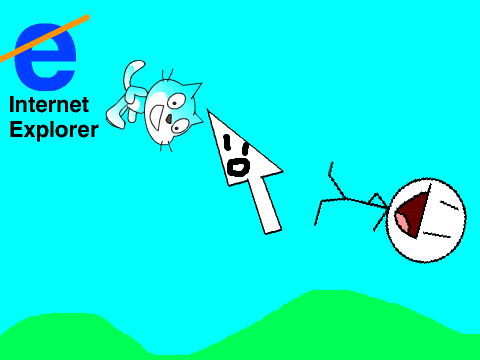 Add yourself annoying the mouse-pointer!
