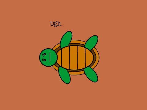 Upside Down Tortoise Speed Paint