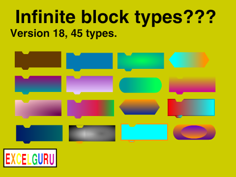 Infinite block types??? (V18) - remix and add more
