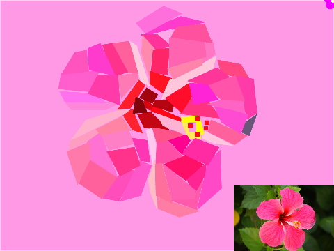 Hibiscus Polyart
