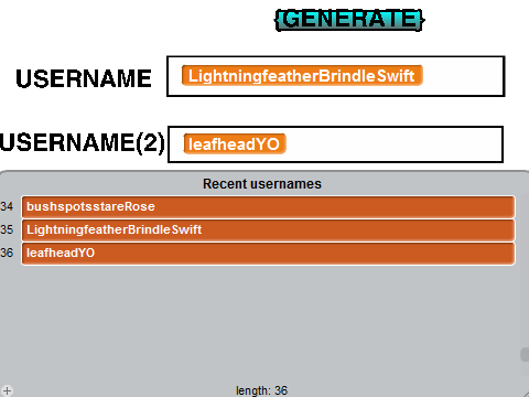 Username Generator