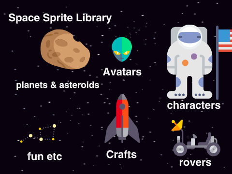 Space Sprite Library 