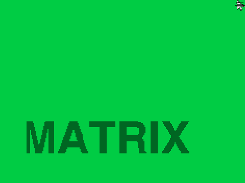Matrix Glitch