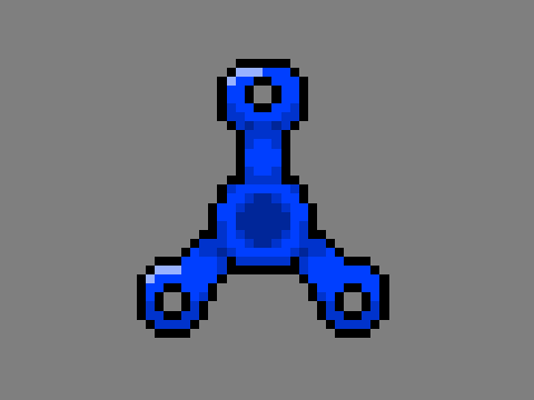 Pixel Fidget Spinner automatic