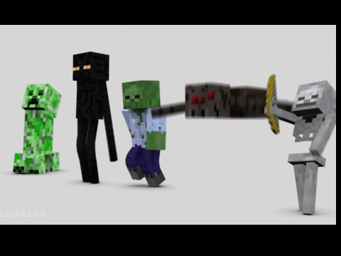 Minecraft Dance gif