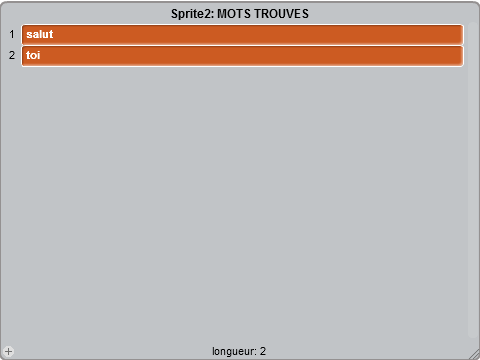détecter mots d'une phrase.