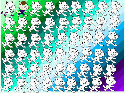 (sorry, I was bein' lazy with this)Color one Scratch Cat then REMIX remix