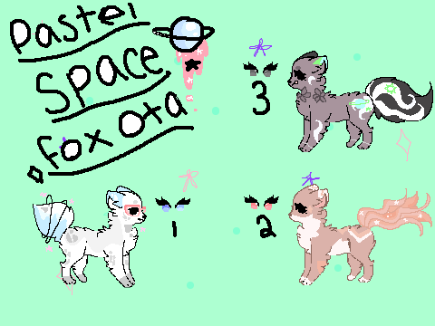 OTA  Pastell Aesthetics Fox Adopts <3 CLOSEDDDDD