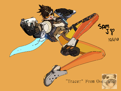 Tracer - Overwatch Speedpaint
