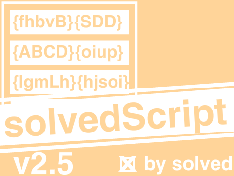 solvedScript v2.5