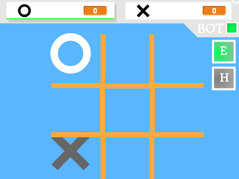 Tic Tac Toe on Scratch! (2 players or 1 vs BOT)