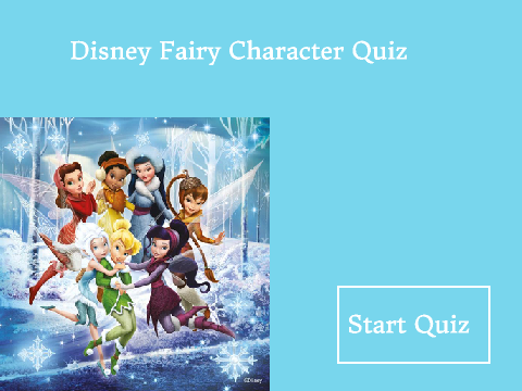 Disney Fairy Character Quiz