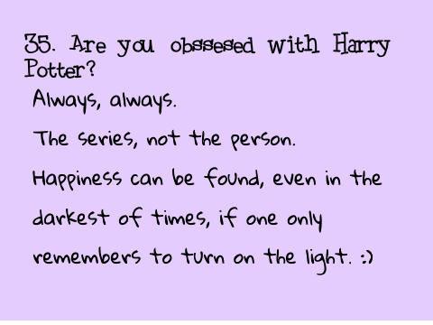 35 Random Questions I answered