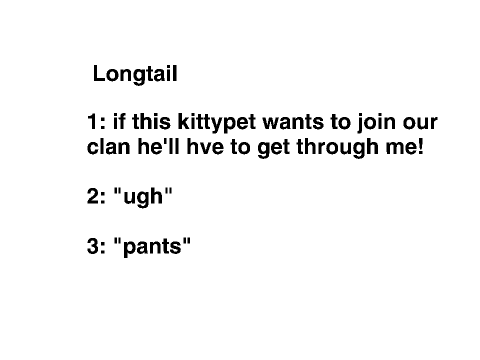 Audition For Longtail!!!