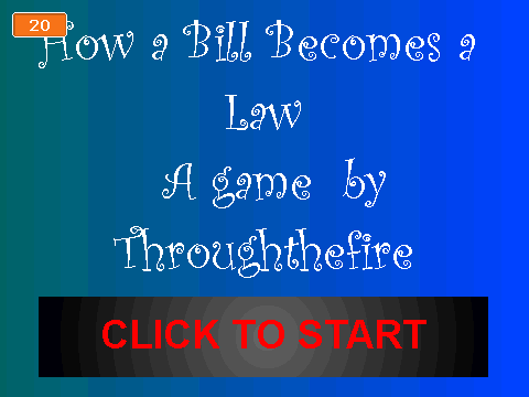 How a bill becomes a law