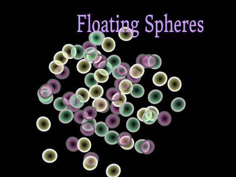 Floating Spheres (interactive)