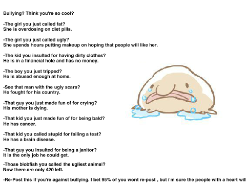 I Am Against Bullying. Re-Post If U Are Too! remix remix remix remix remix remix
