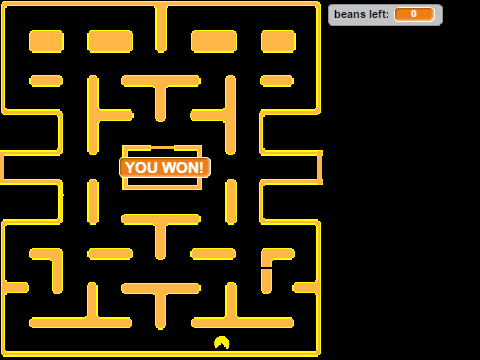 non-ghost pac-man game