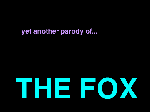 fox parody!! :3