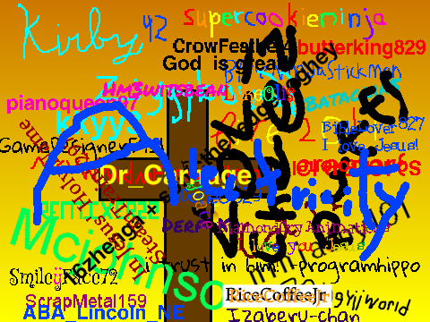 Sign Your Username if You Trust in Jesus