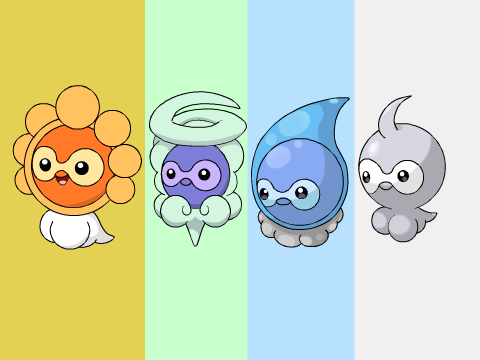 Castform Speed Draw All Forms