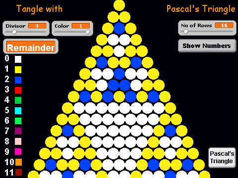 Tangle with Pascal's Triangle