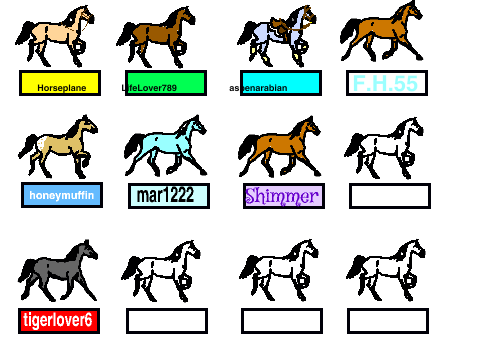 Add yourself as a Horse.  remix remix remix remix