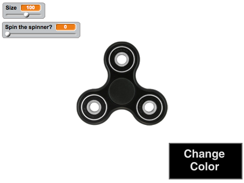 Fidget Spinner! (can drag and spin)