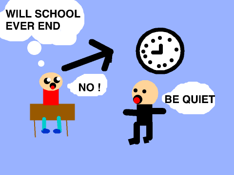 CLOCKS ARE USELESS - THEY MAKE YOU GET DETENTION