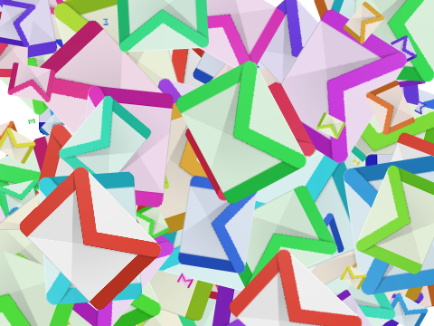 The email animation (signing up for too much stuff)