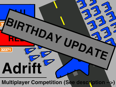 ADRIFT BIRTHDAY UPDATE AND COMPETITION!!!