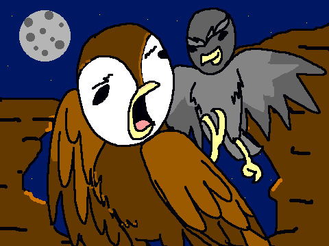Owl Coloring Contest! My entry