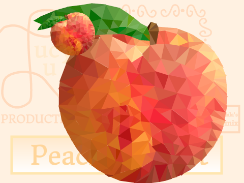 ♡Peach Polyart♡ easier to watch 
