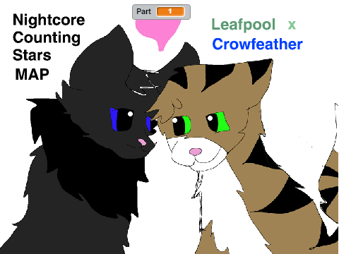 MAP Counting Stars: Leafpool x Crowfeather